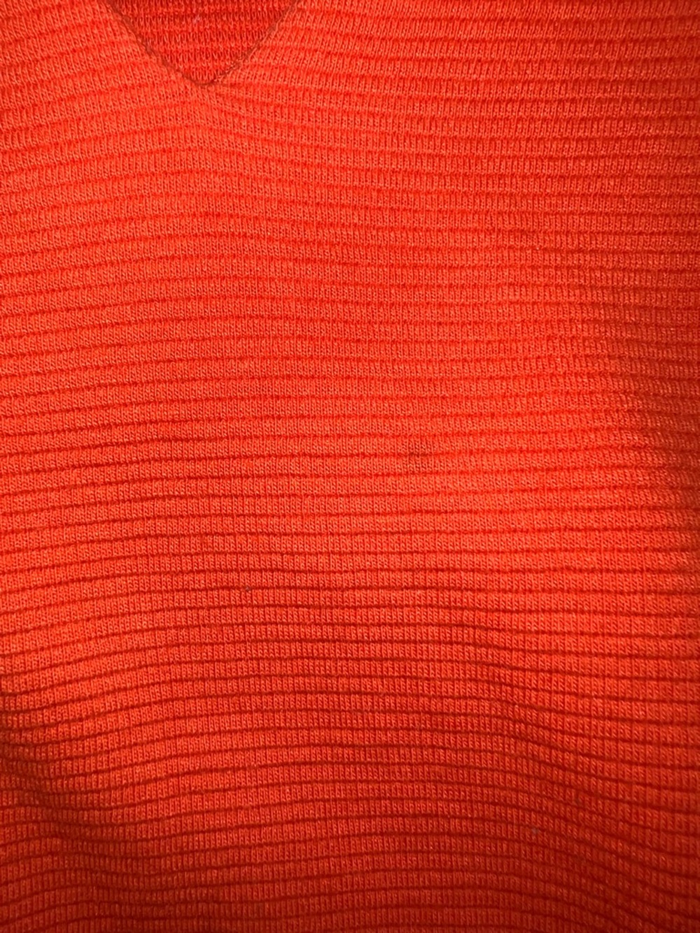 Boden Orange Jasmine Ottoman Ribbed Knit V-Neck Shift Dress Pockets US 6R - Picture 4 of 7